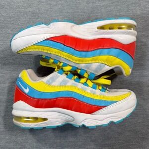 Nike Air Max 95 Blue‎ Fury White GS CK0055-400 Shoes Sneakers Youth US Size 6.5Y
